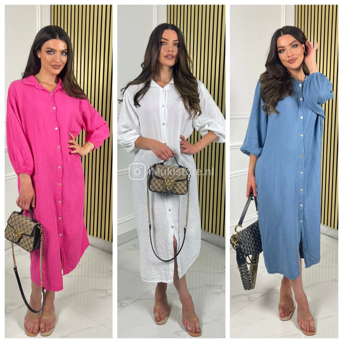 Super Soft Cheesecloth Maxi Blouse Dress - Image 2
