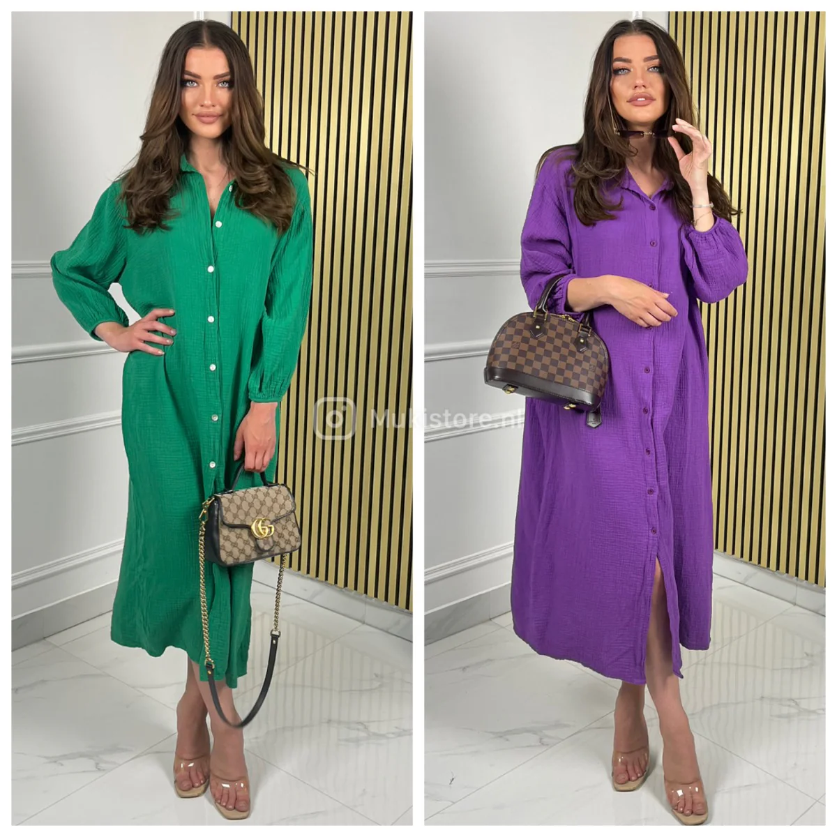 Super Soft Cheesecloth Maxi Blouse Dress - Image 4