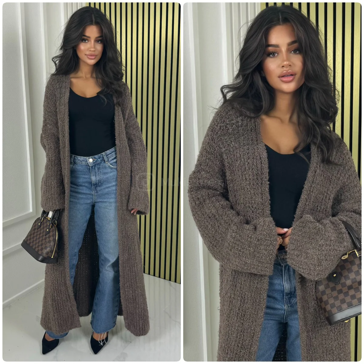 Teddy Maxi Soft Knitted Cardigan - Image 10