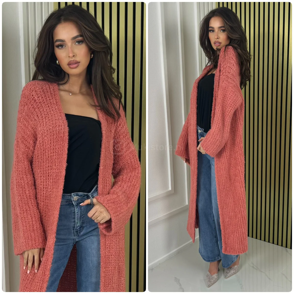 Teddy Maxi Soft Knitted Cardigan - Image 9