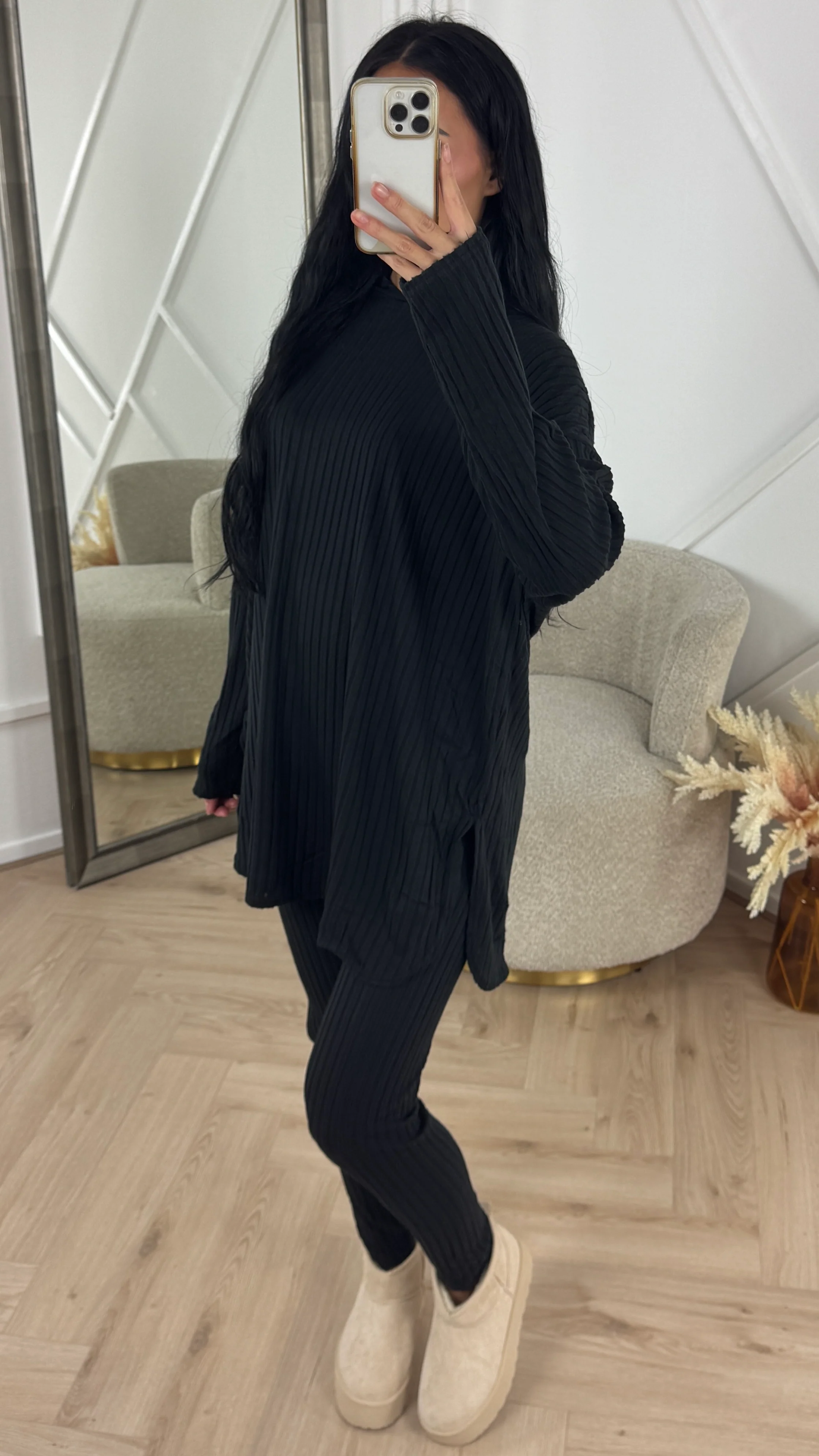 Teddy Rib Two-Piece Set met Comfort Fit - Image 3
