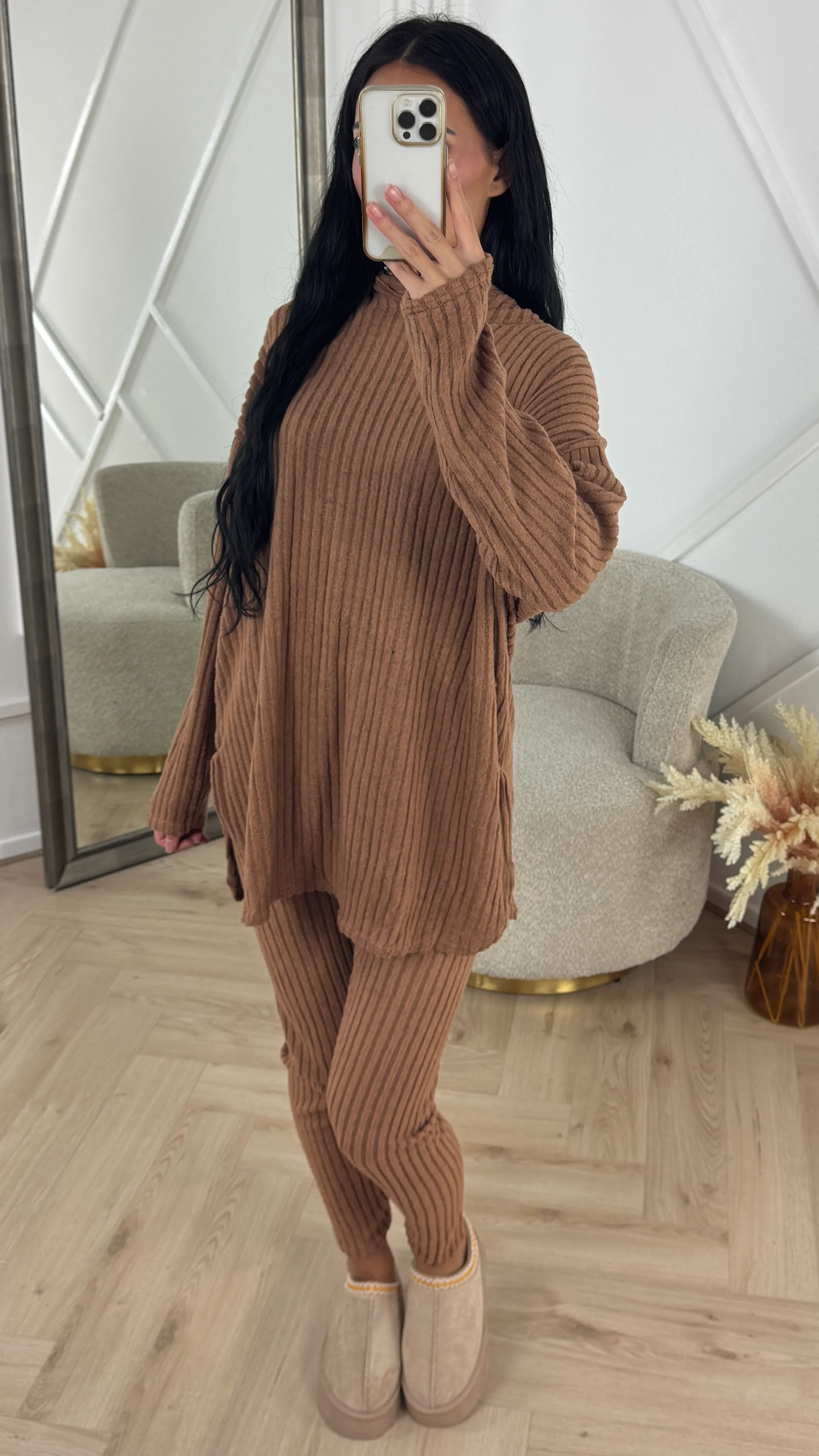 Teddy Rib Two-Piece Set met Comfort Fit - Image 4