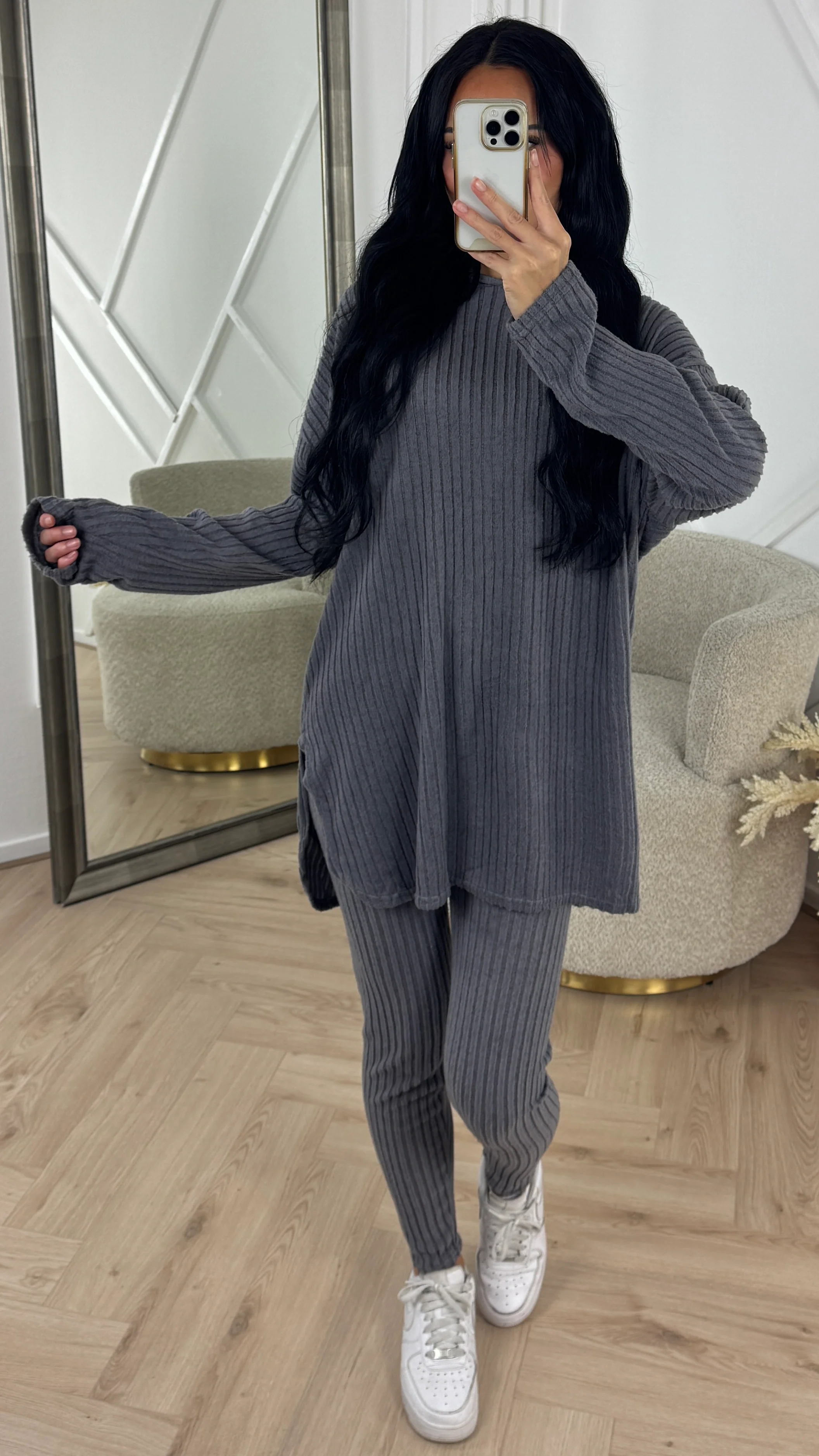 Teddy Rib Two-Piece Set met Comfort Fit - Image 7