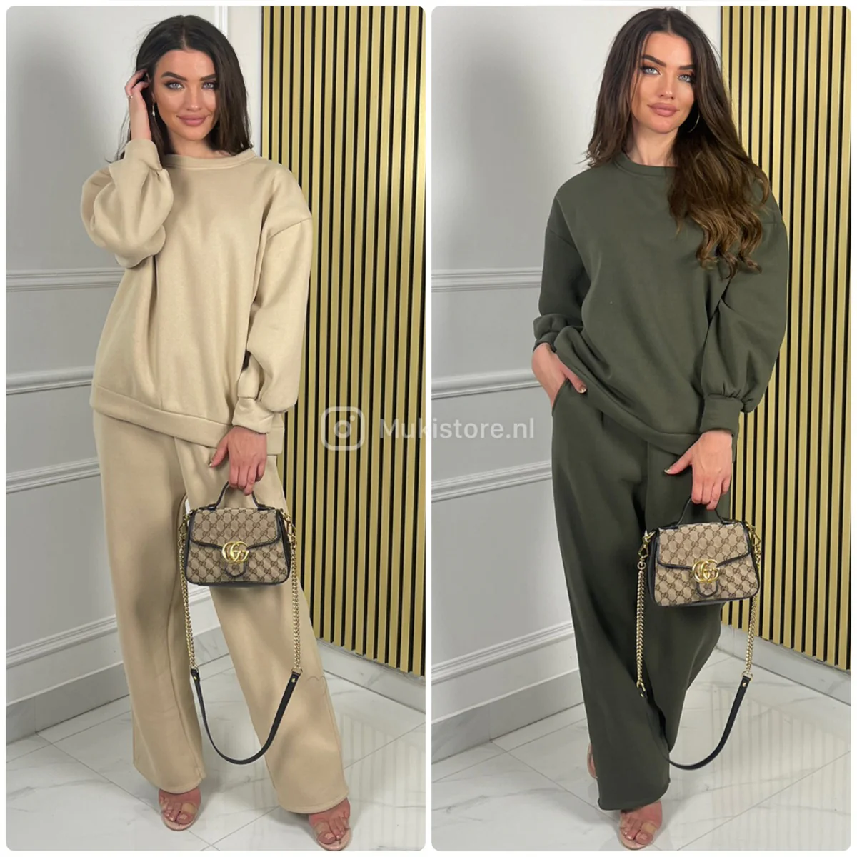 Thick Jogging Set Wide Legs - Image 15