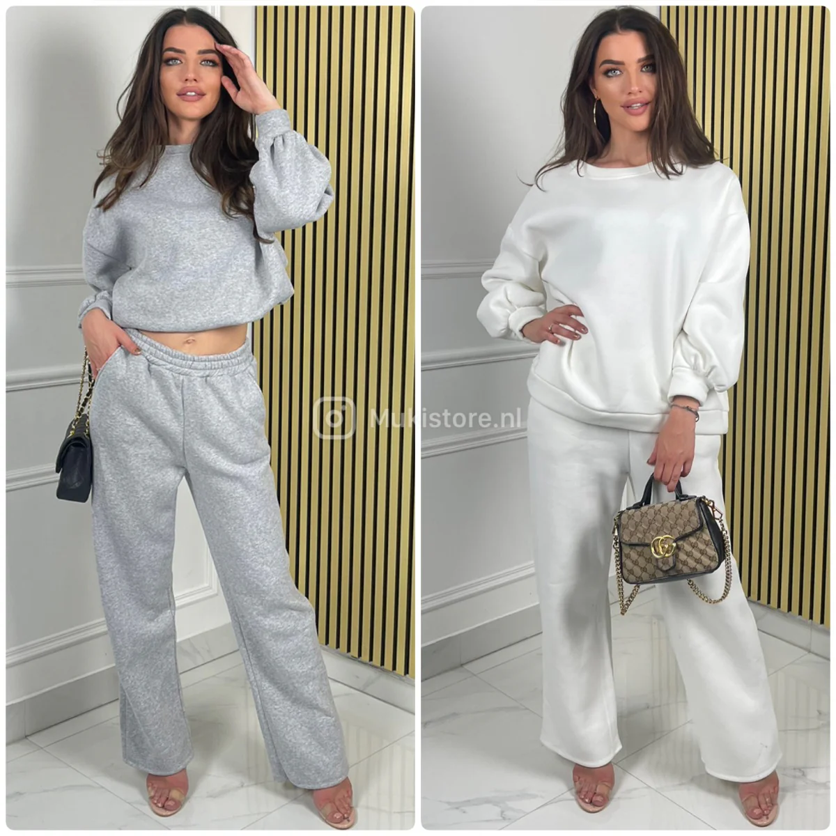 Thick Jogging Set Wide Legs - Image 17