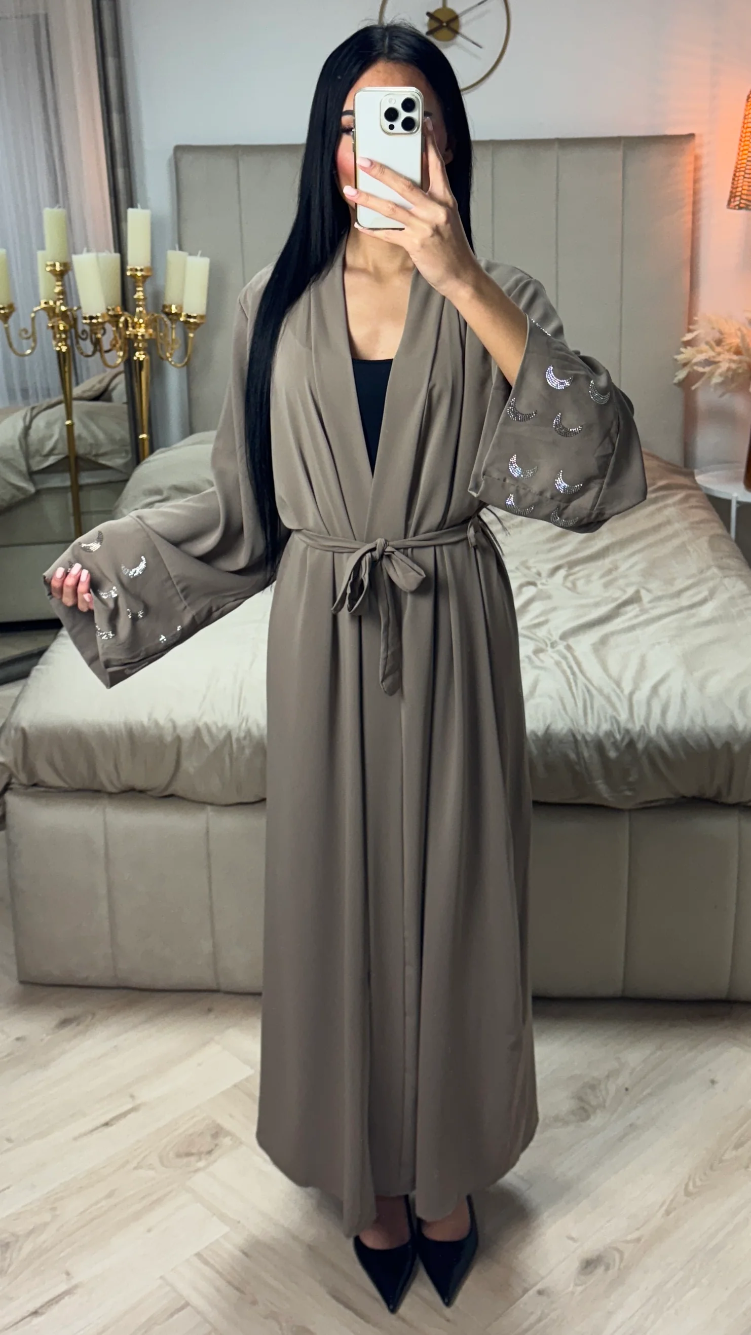 Tie Belt Kimono Glitter Moon - Image 9