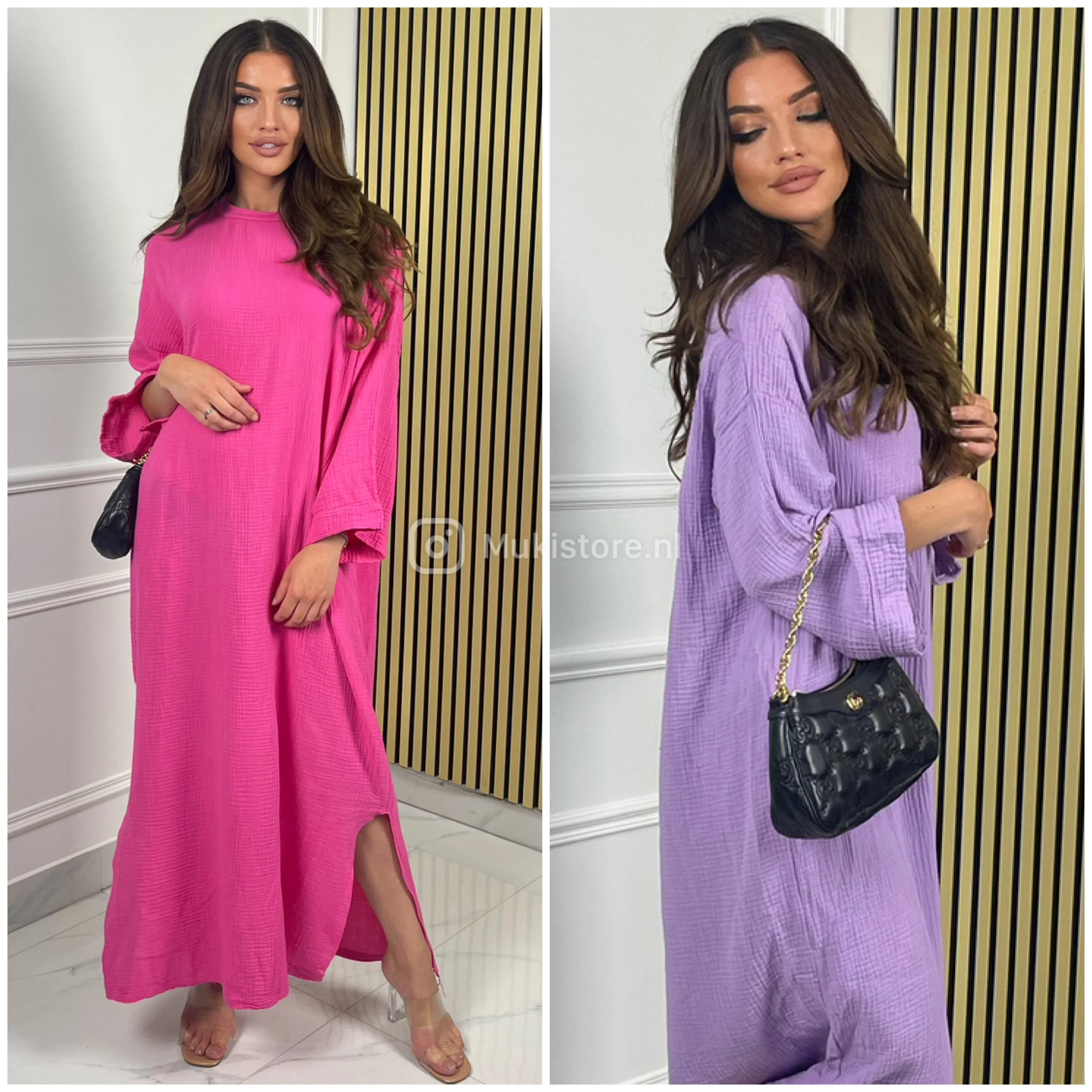 Trending Super Soft Cheesecloth Oversized Dress Splits - Image 23