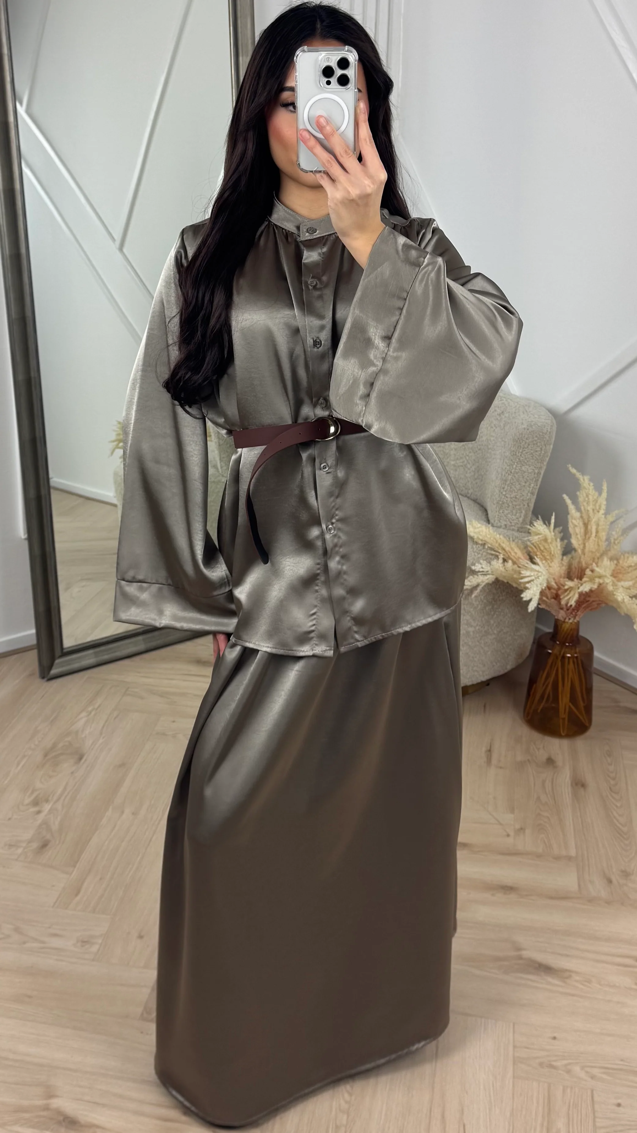 Two-Piece Maxi Set met Blouse en Rok - Image 3