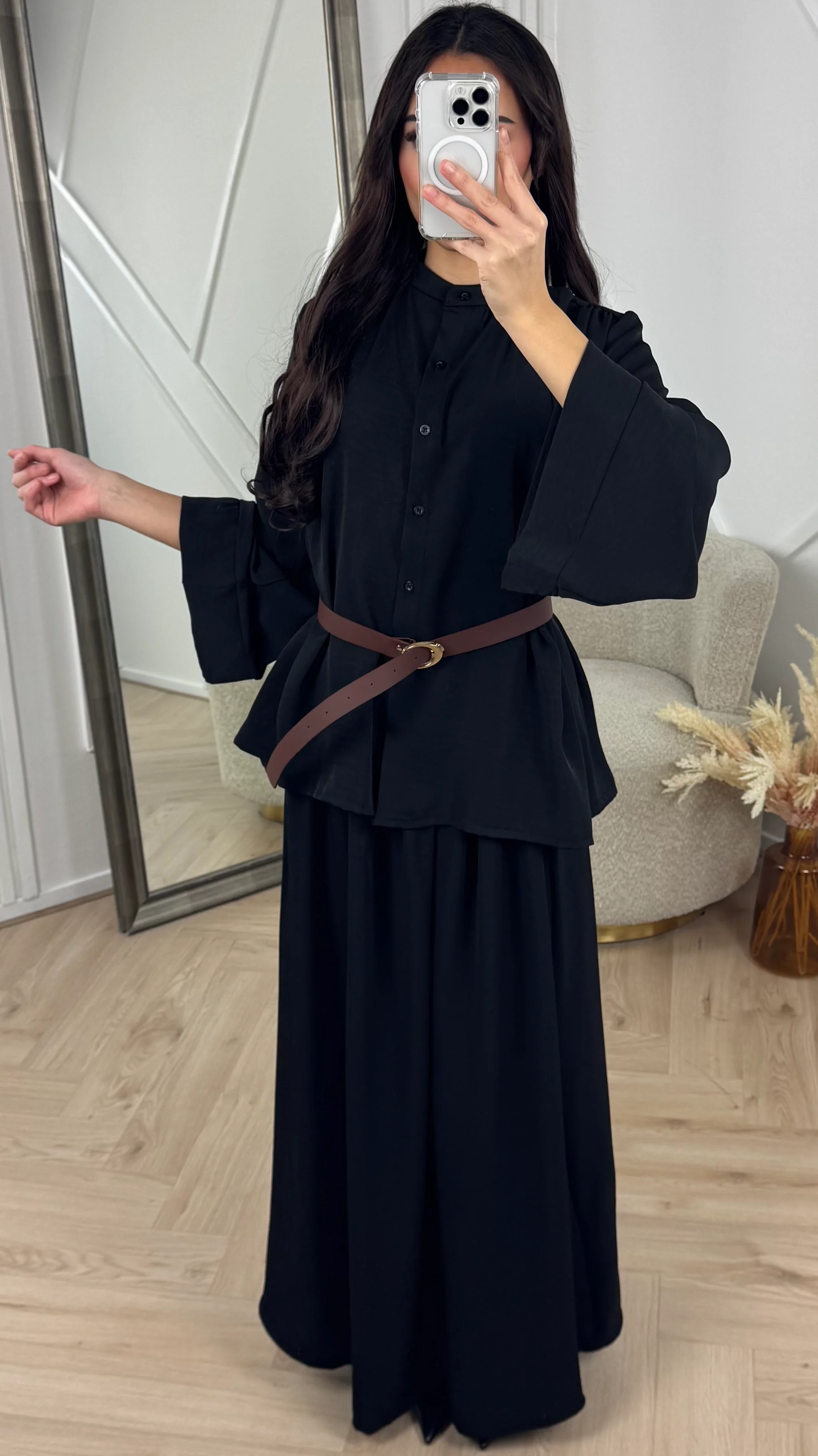 Two-Piece Maxi Set met Blouse en Rok - Image 4