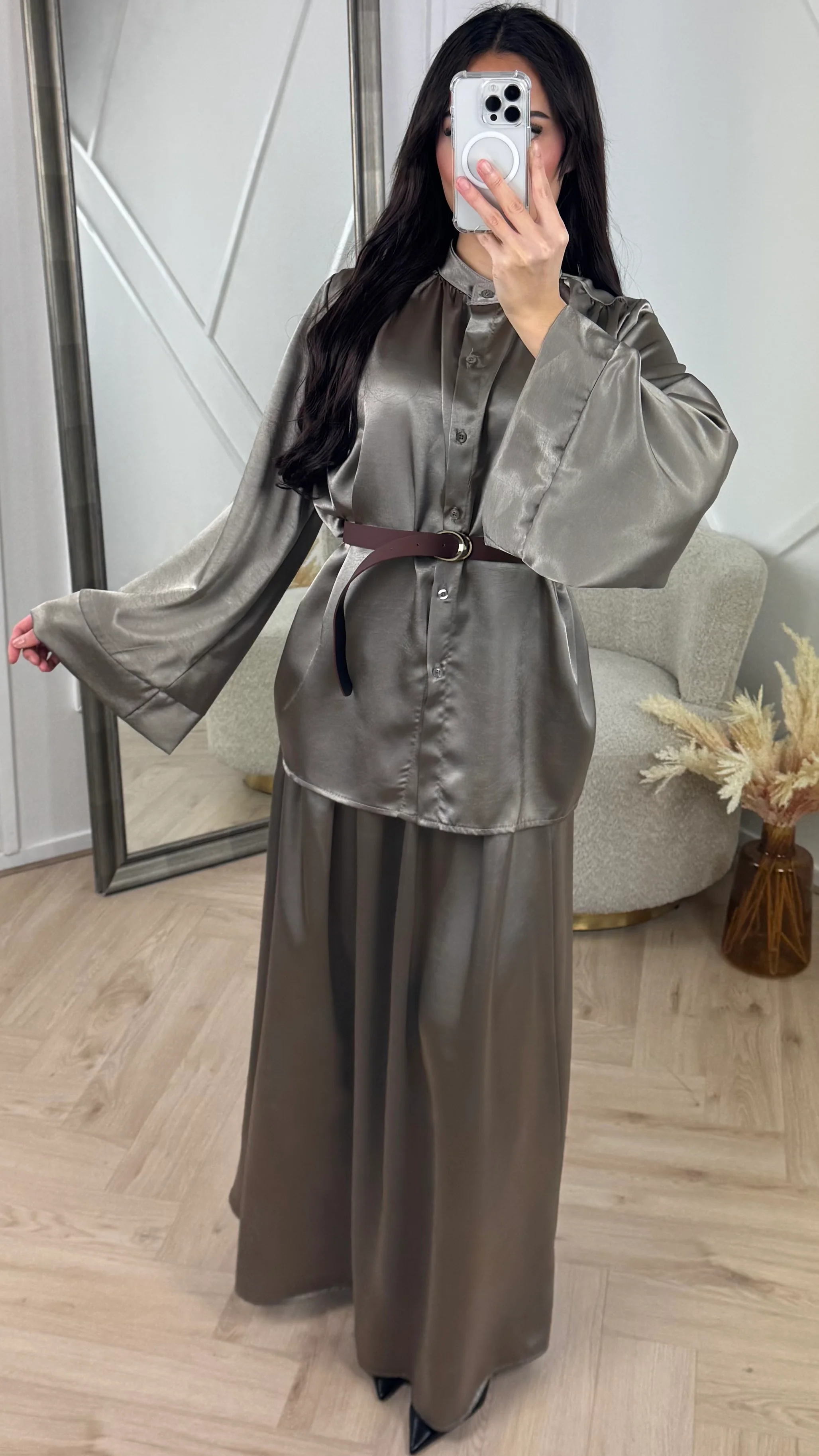 Two-Piece Maxi Set met Blouse en Rok - Image 5