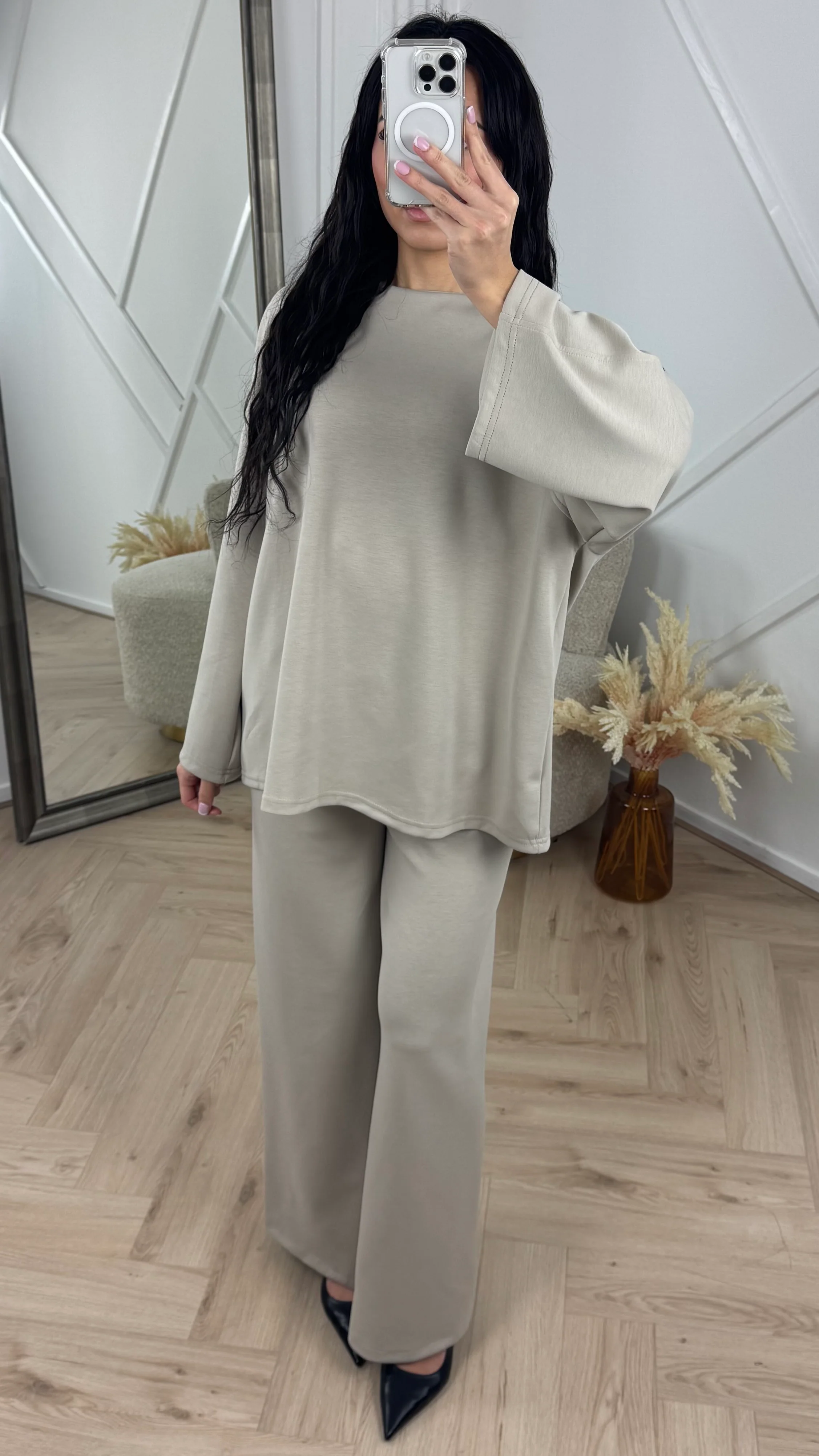 Two-Piece Set met Wijde Top en Rechte Broek - Image 8