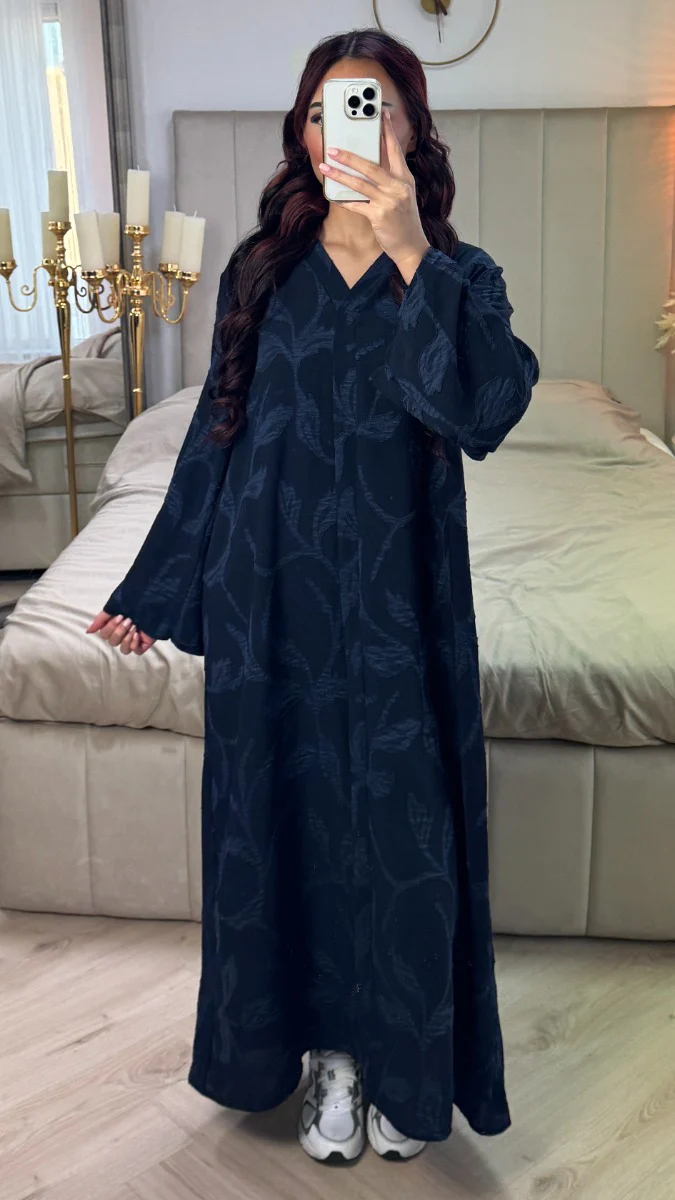 V Neck Flower Embroidery Maxi Dress - Image 14