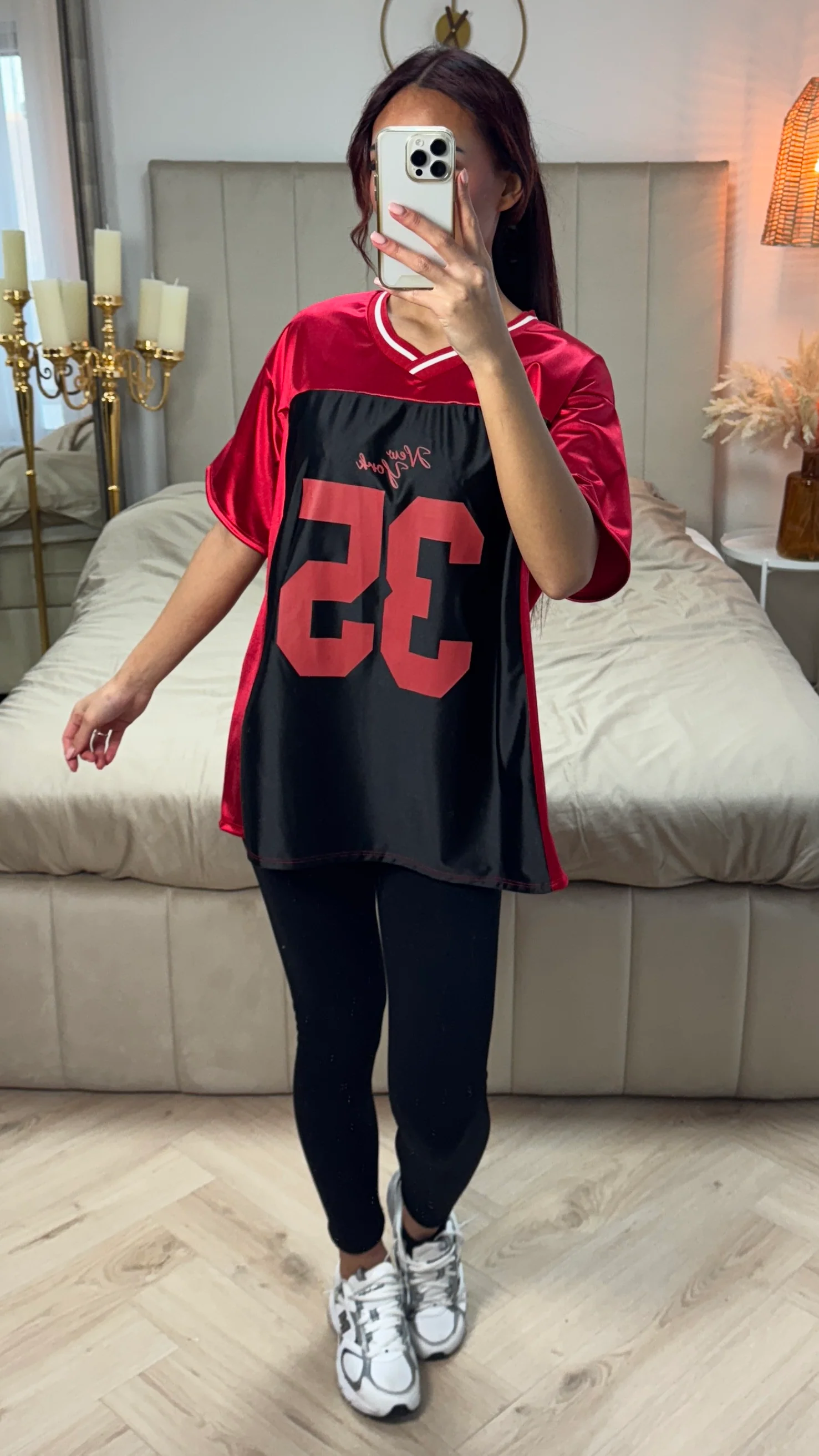 V Neck Shiny Top 35 - Image 21