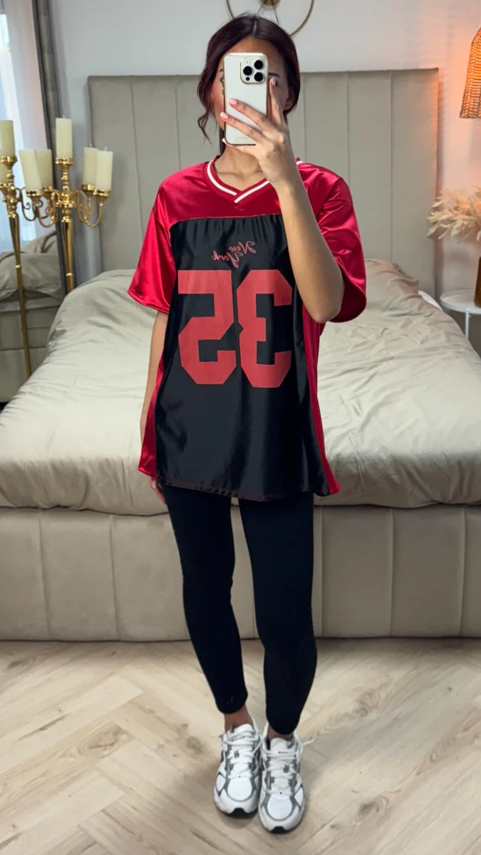 V Neck Shiny Top 35 - Image 9