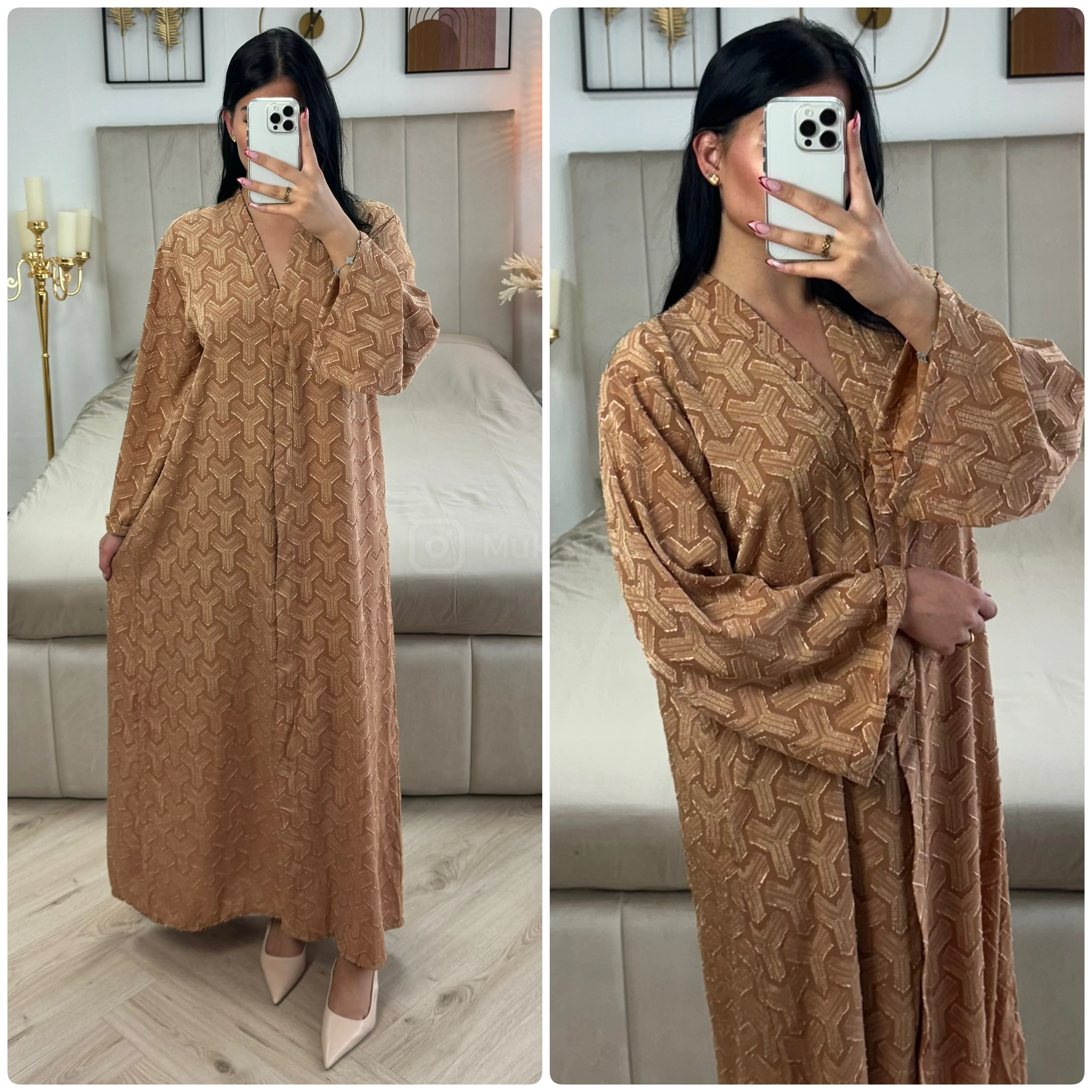 V Neck Special Y Material Maxi - Image 10