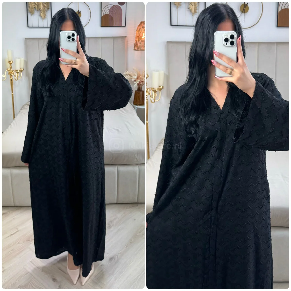 V Neck Special Y Material Maxi - Image 7