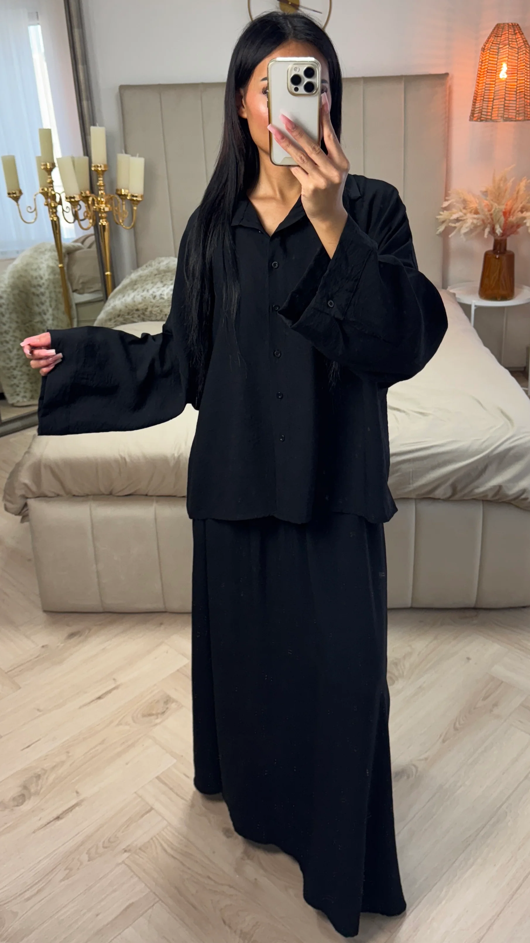 Viscose Set met Blouse & Maxi Rok - Image 2