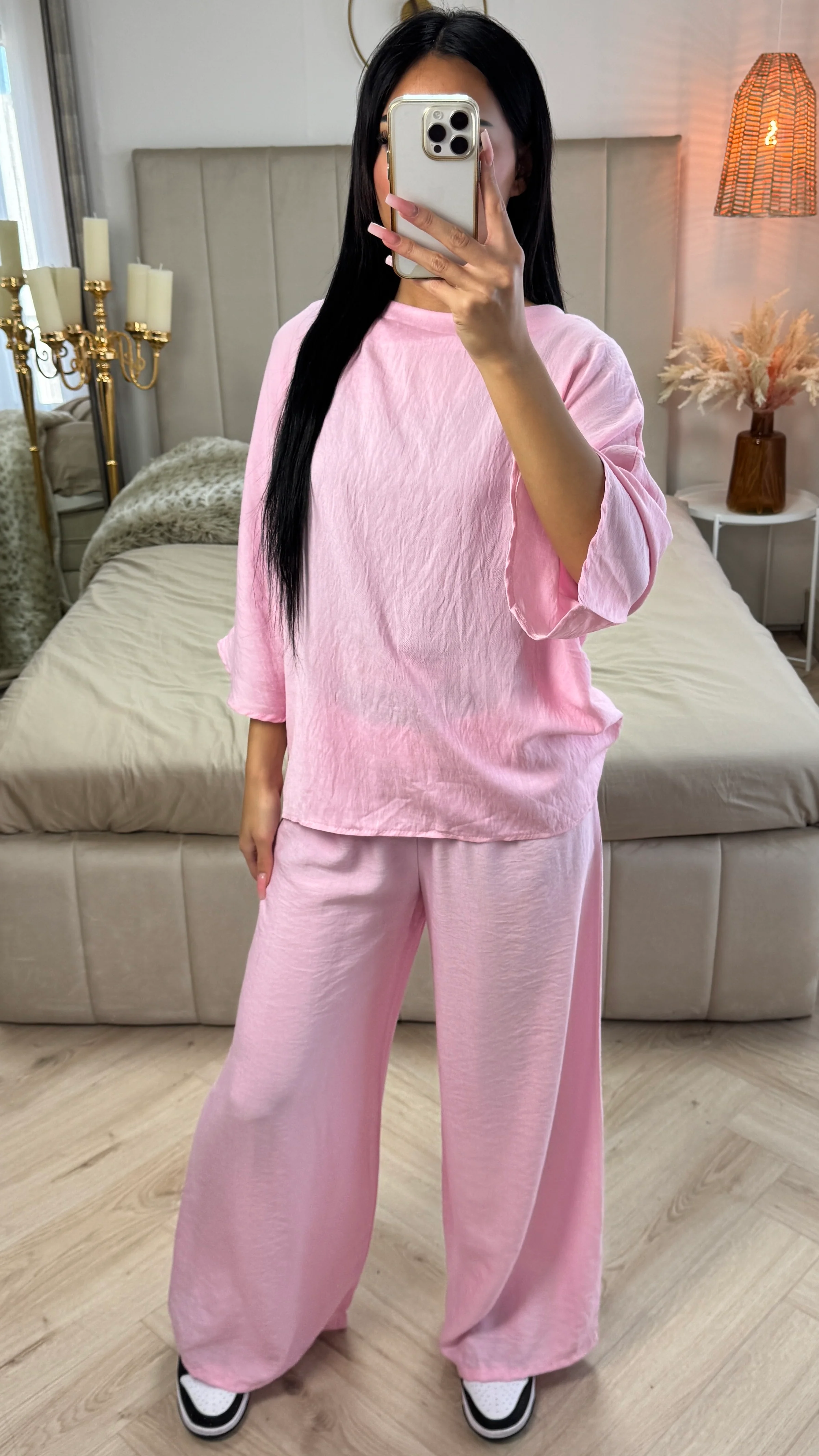 Viscose Set met Wijde Broek & Top met Wijde Mouwen - Image 2
