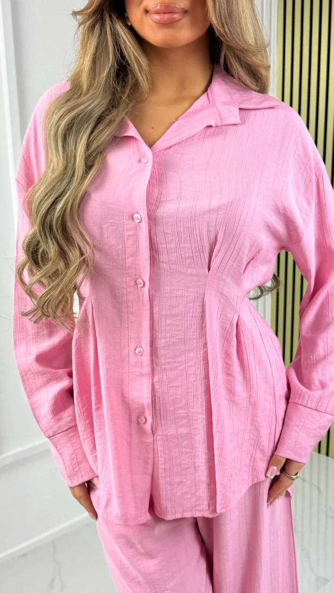 Waist Detail Blouse Set - Image 3