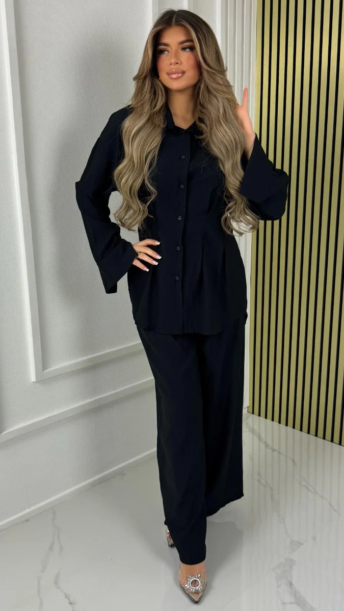 Waist Detail Blouse Set - Image 8