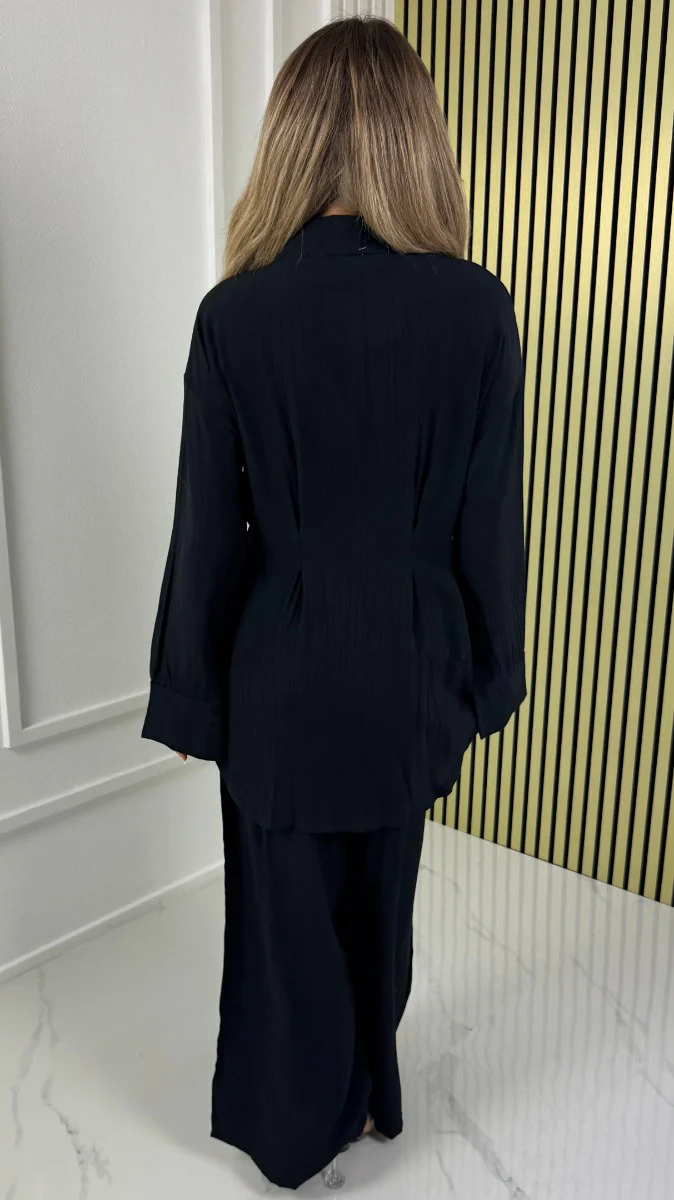 Waist Detail Blouse Set - Image 9