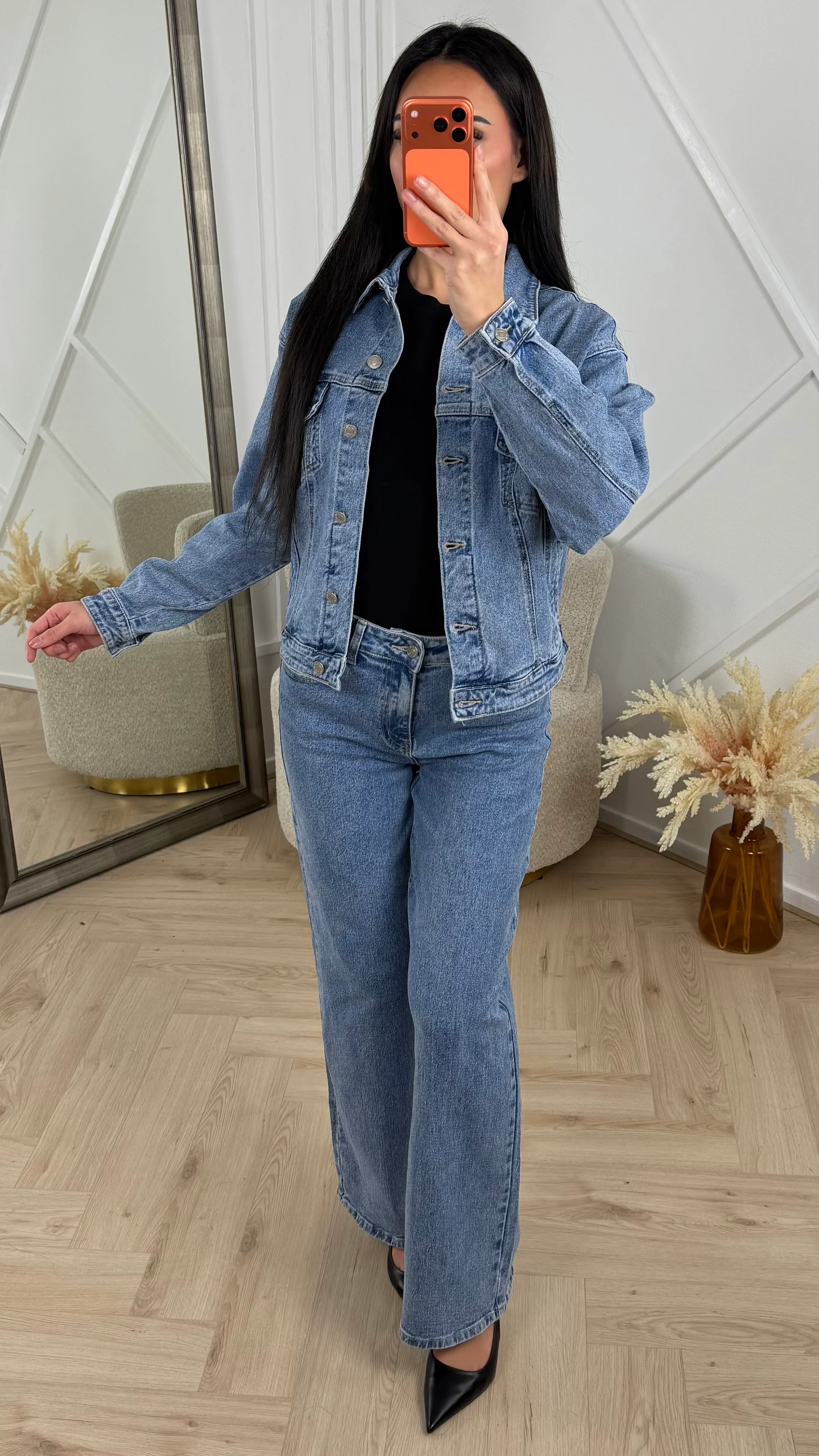 Wide Leg Denim Broek met Comfort Stretch – HM8510-3 - Image 2