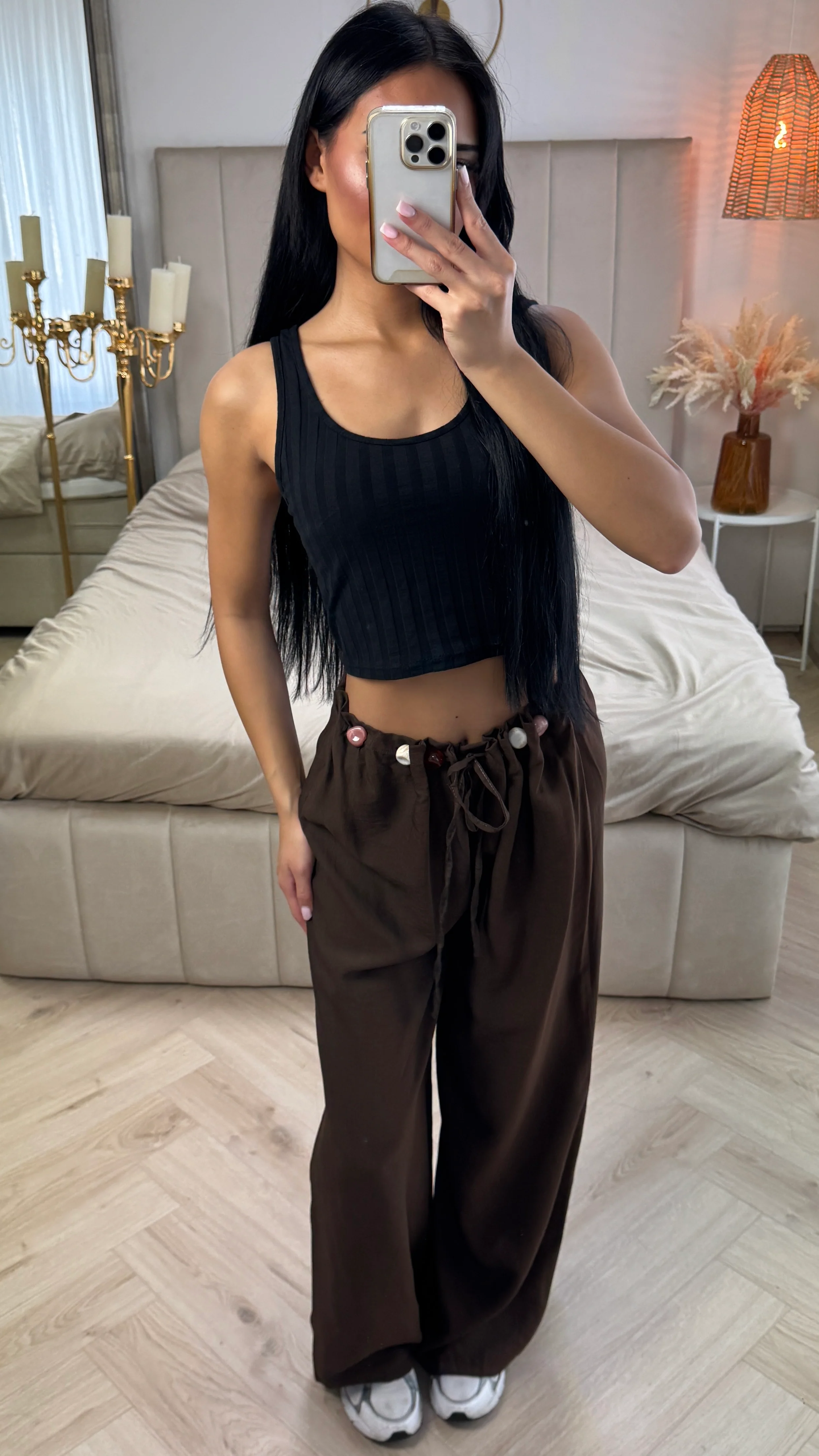 Wijde Broek met Kralendetail – Viscoseblend - Image 10
