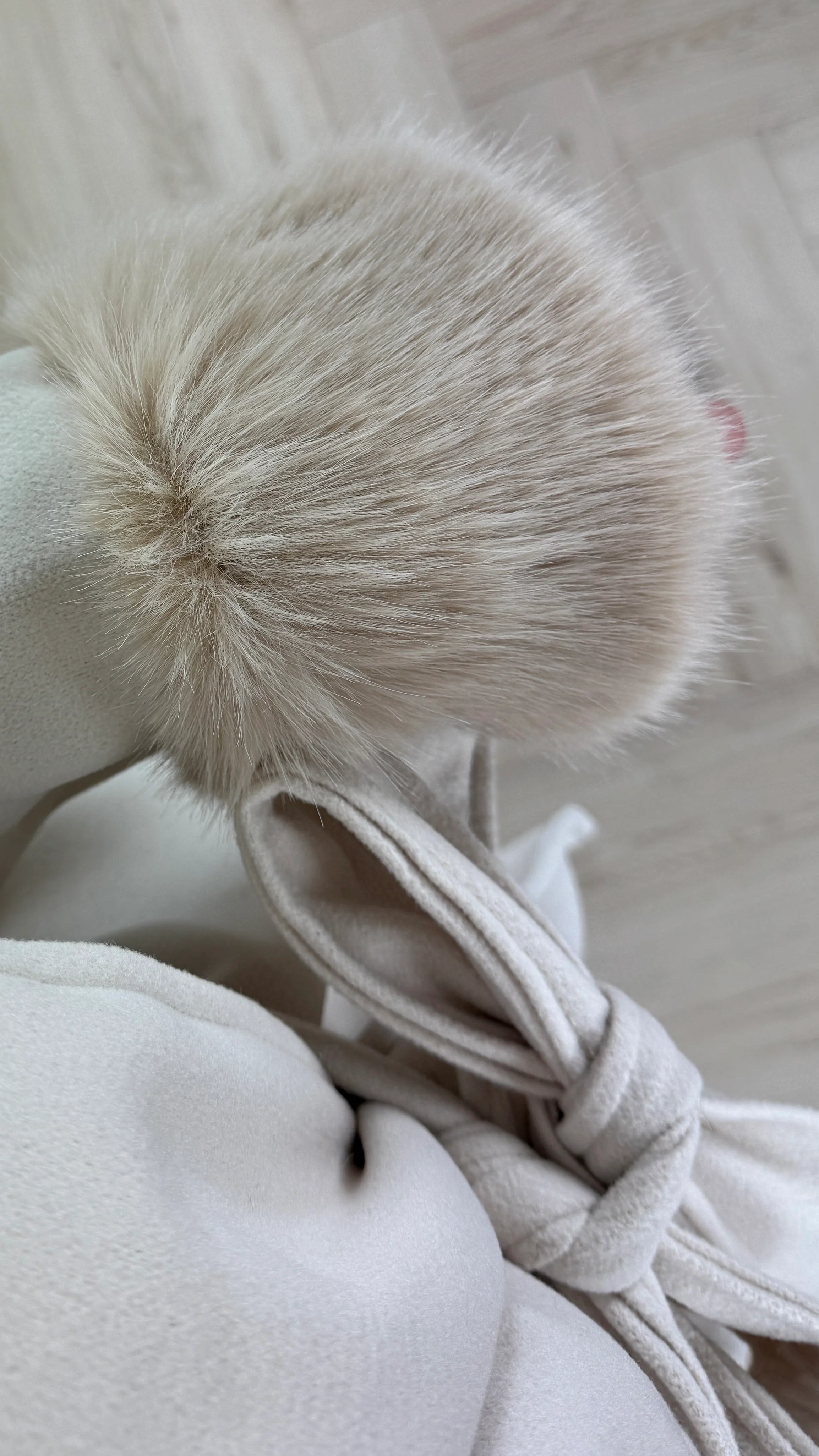 Wrap Coat met Faux Fur Manchetten - Image 4