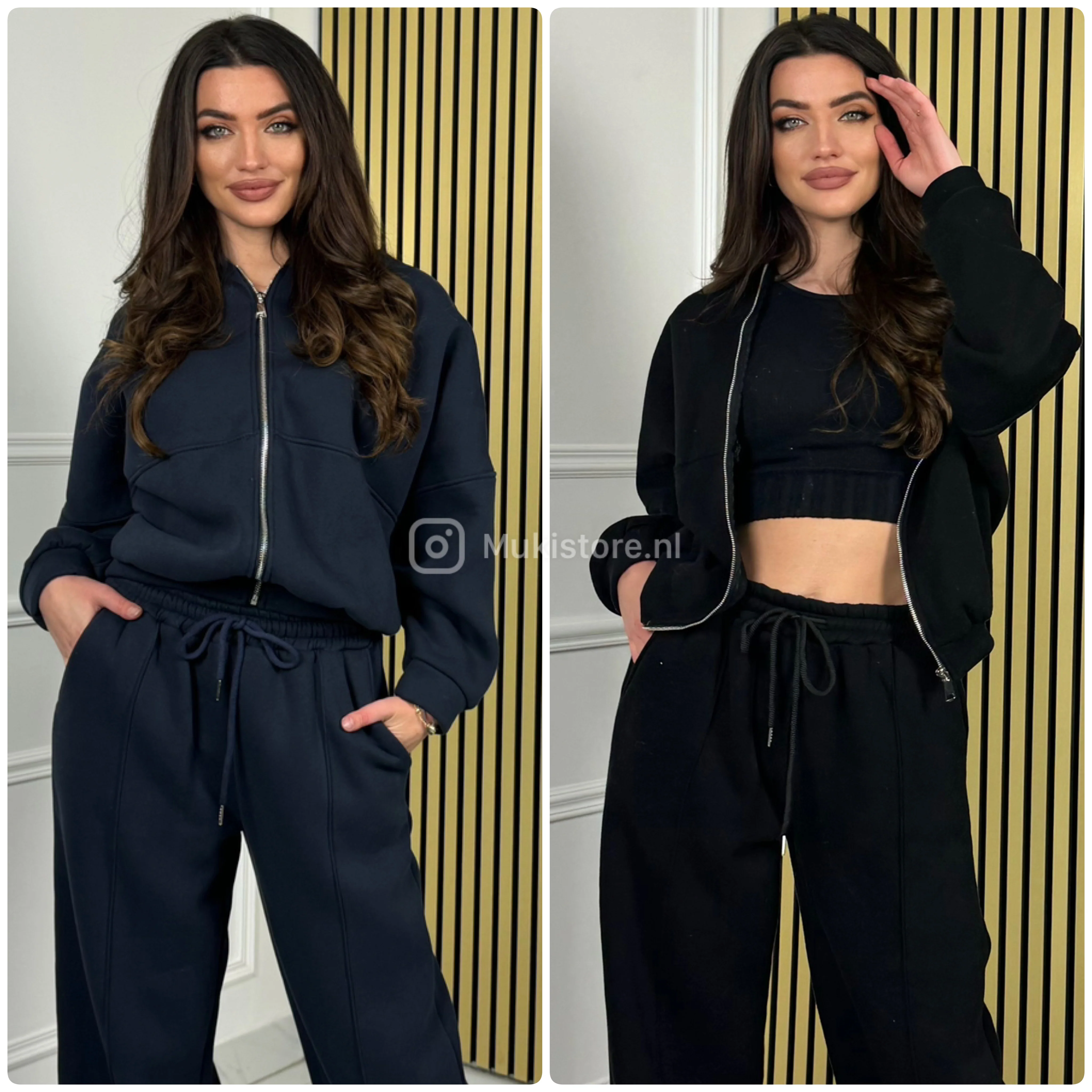 Zipper Jogging Set Line Detail - Image 4
